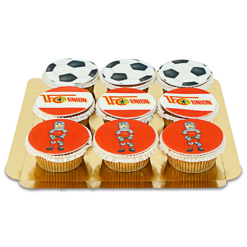 Assortiment de Cupcakes 1. FC Union Berlin (9 pièces)