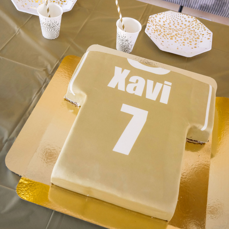 Gâteau Maillot de Football uni (plusieurs coloris)
