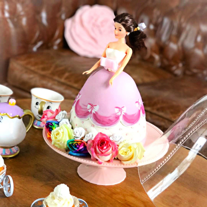 Gâteau Poupée Deluxe avec Robe Rose