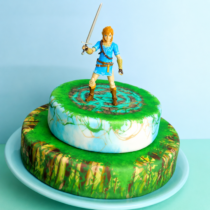 Link® sur gâteau ruines de la forêt 2 étages