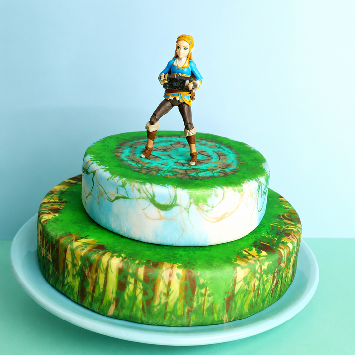 Zelda® sur gâteau ruines de la forêt 2 étages