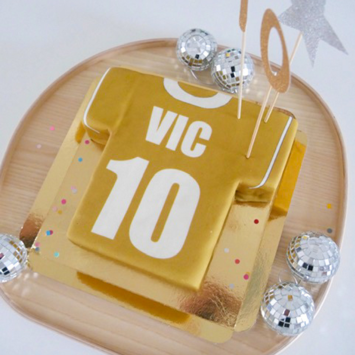Gâteau Maillot de Football uni (plusieurs coloris)