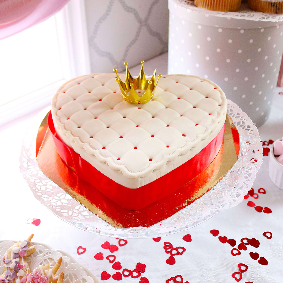 Gâteau Deluxe en forme de coeur