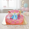 Les 3 princesses® sur gâteau - 2 étages avec rubans