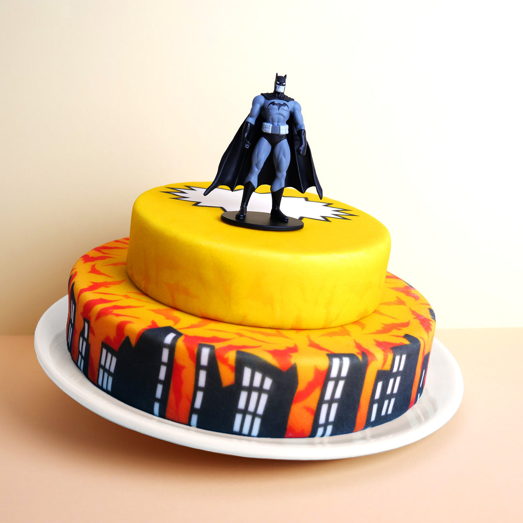 Batman® sur gâteau "Comic City" deux étages