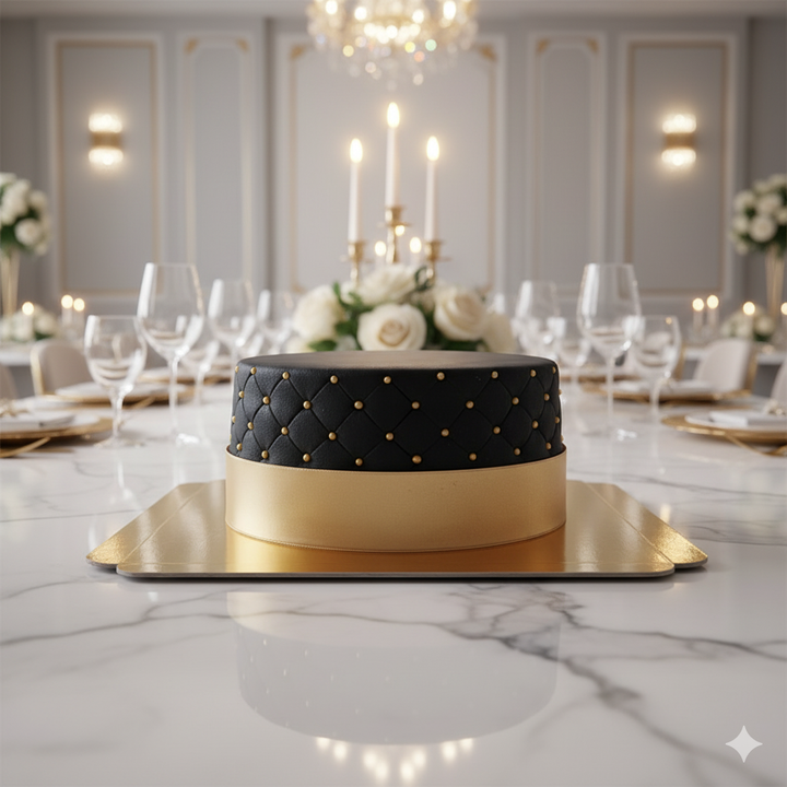 Gâteau Deluxe Noir - double hauteur 