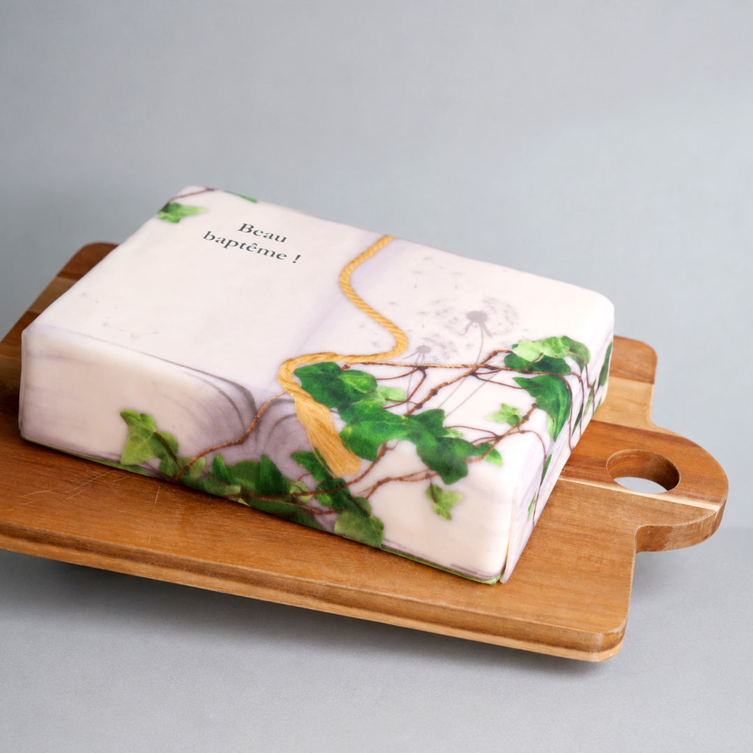 Gâteau livre pour baptême