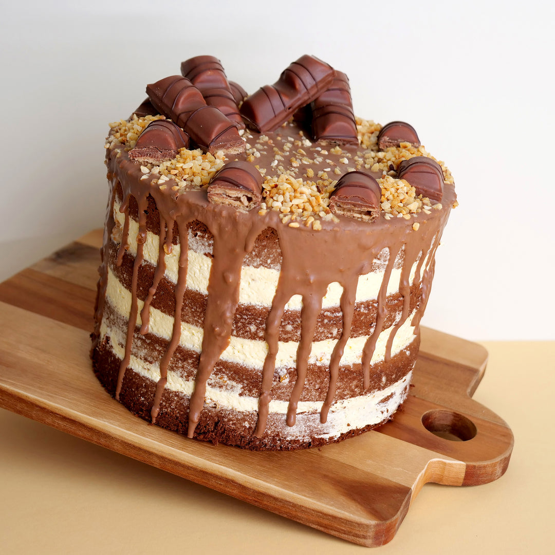Gâteau avec barres kinder bueno® 
