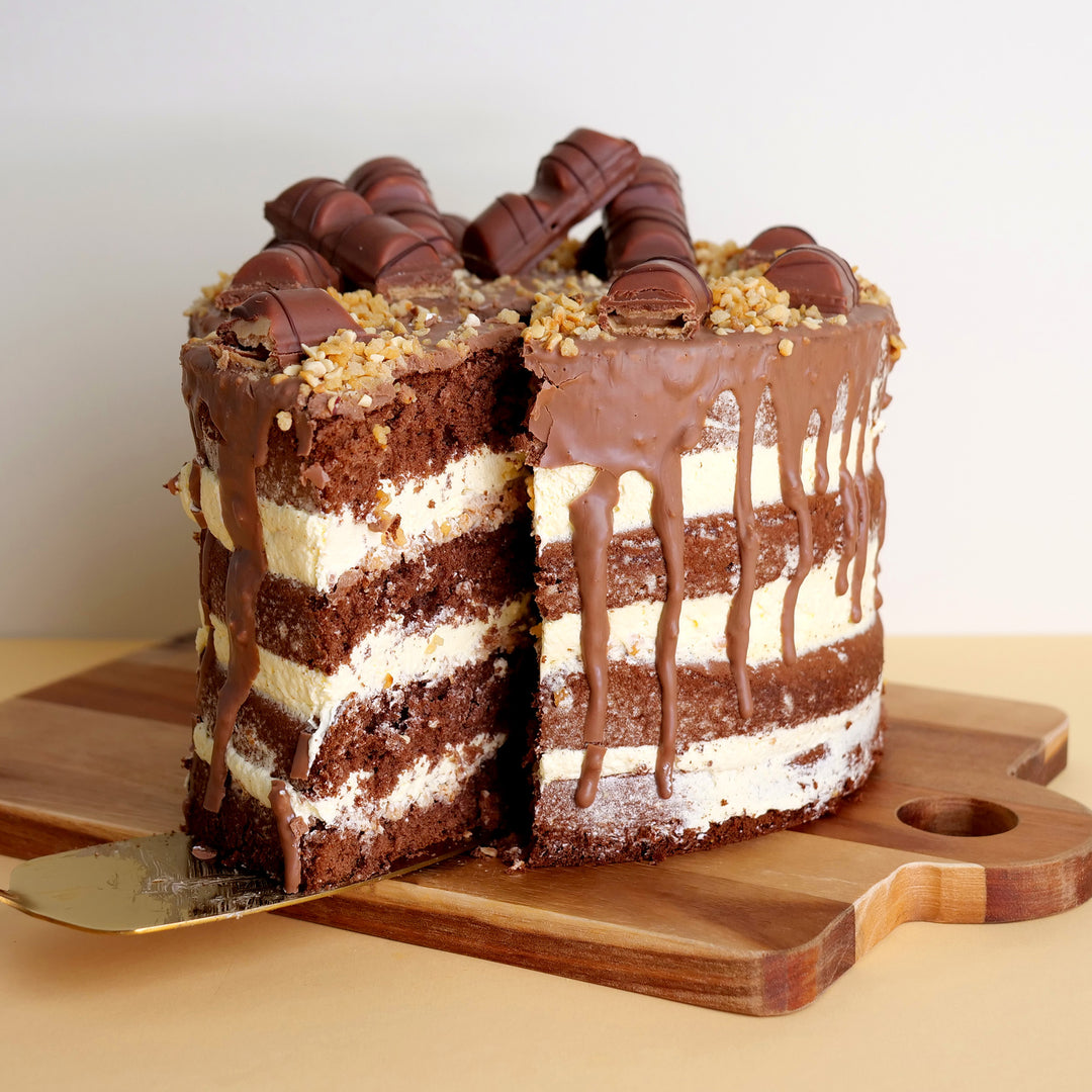 Gâteau avec barres kinder bueno® 