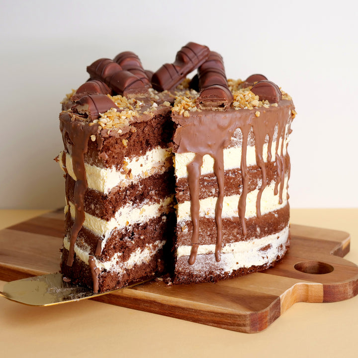 Gâteau avec barres kinder bueno® 