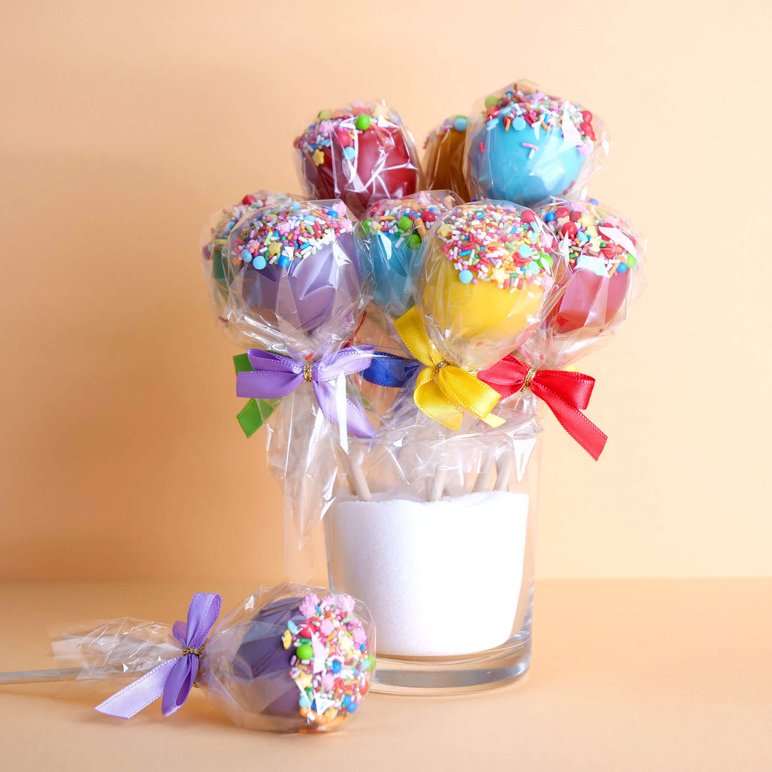 Cake-Pops colorés avec Vermicelles (12pièces)