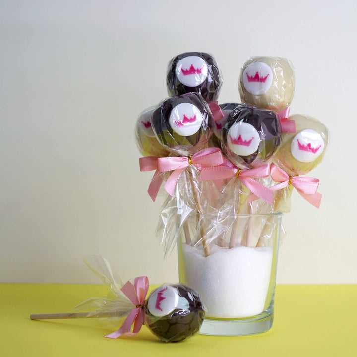 Cake-Pops Logo - Vanille & Chocolat (12 pièces)
