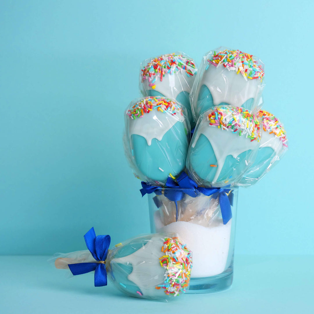 Cake-Pops Crème Glacée Bleu (10 pièces)