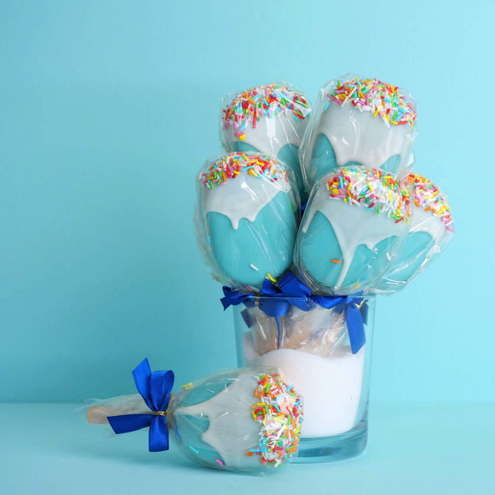 Cake-Pops Crème Glacée Bleu (10 pièces)