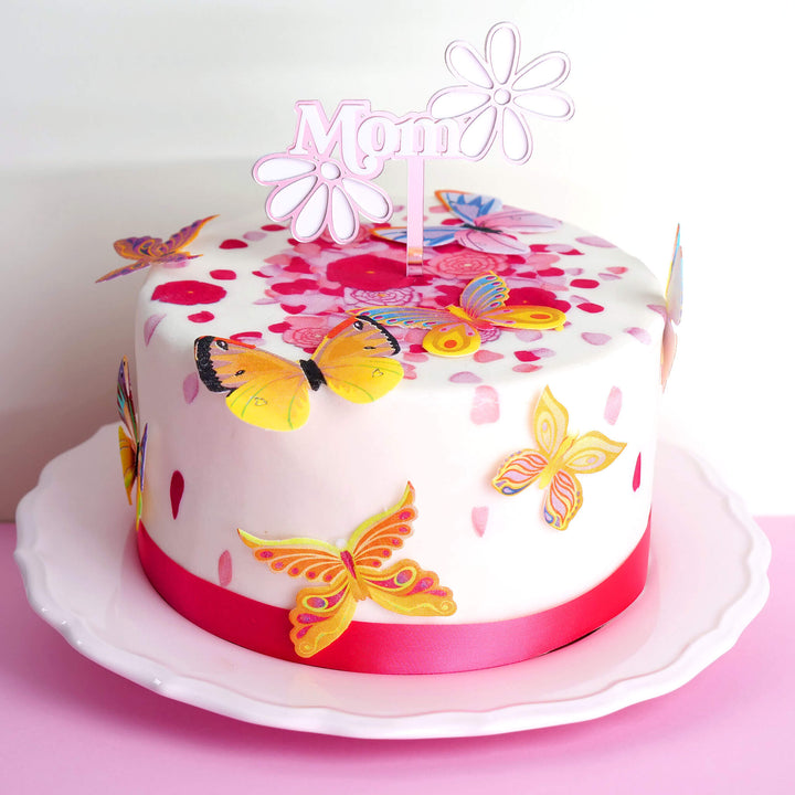 Gâteau Deluxe Fête des Mères avec Cake-Topper