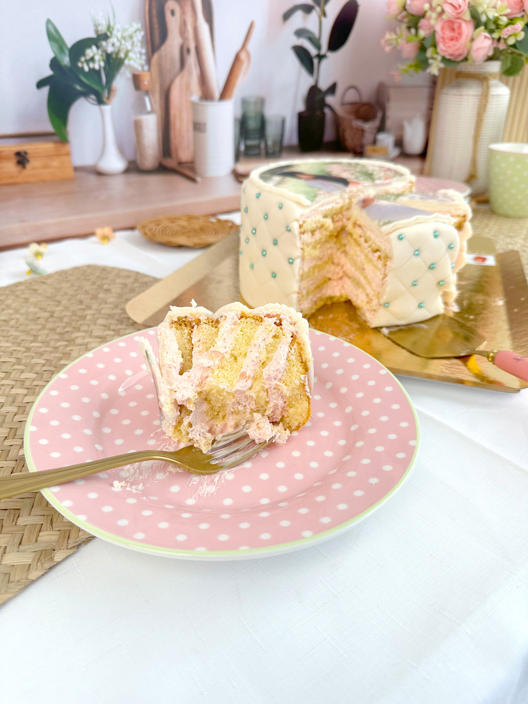 Gâteau photo Deluxe S – double hauteur