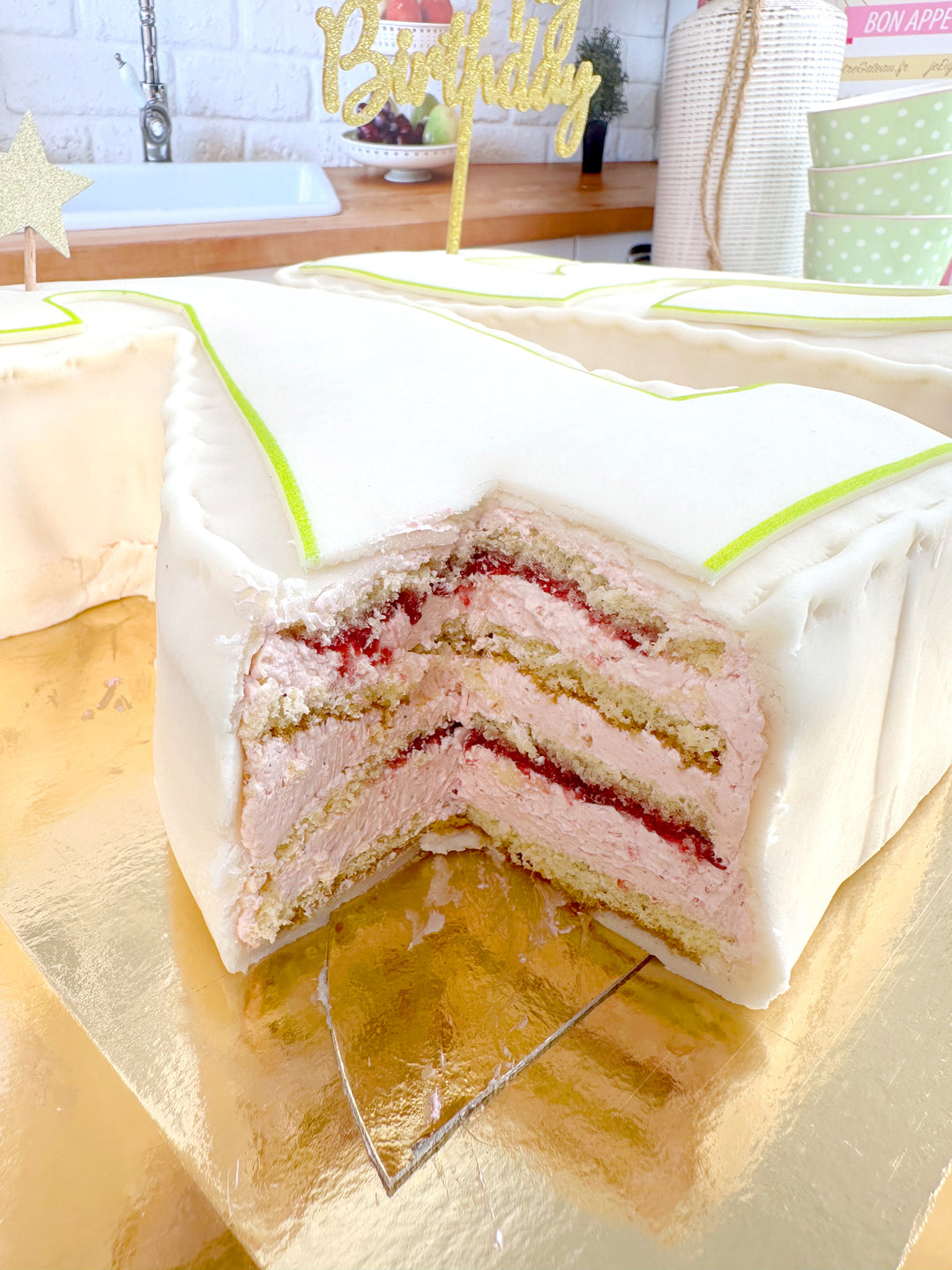 Gâteaux Nombre en différentes couleurs