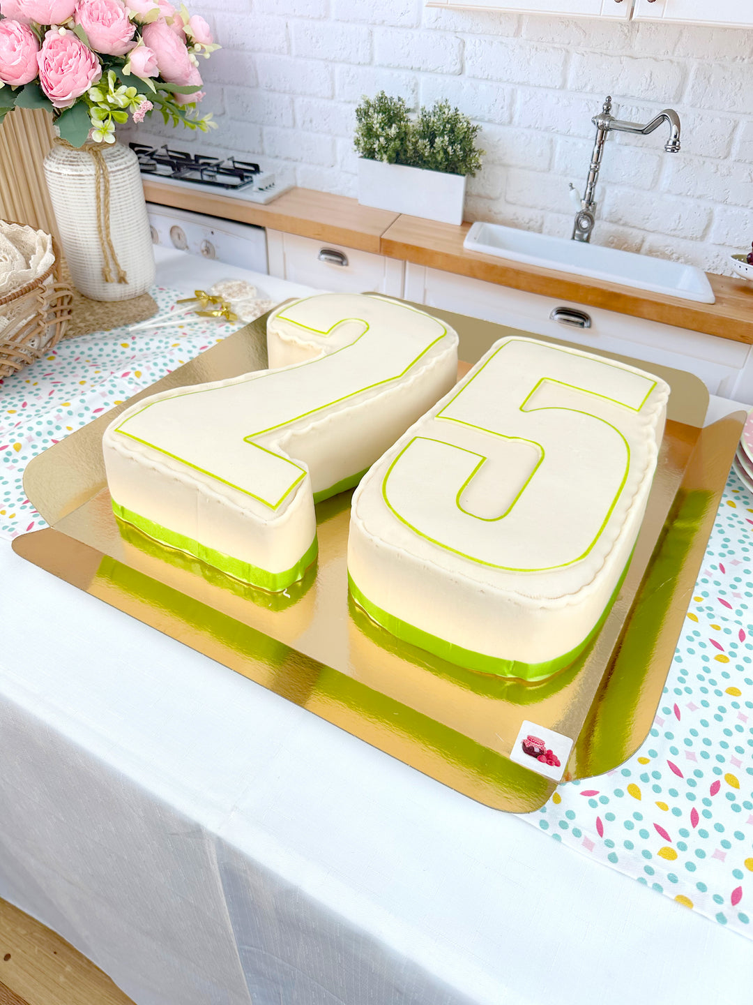 Gâteaux Nombre en différentes couleurs