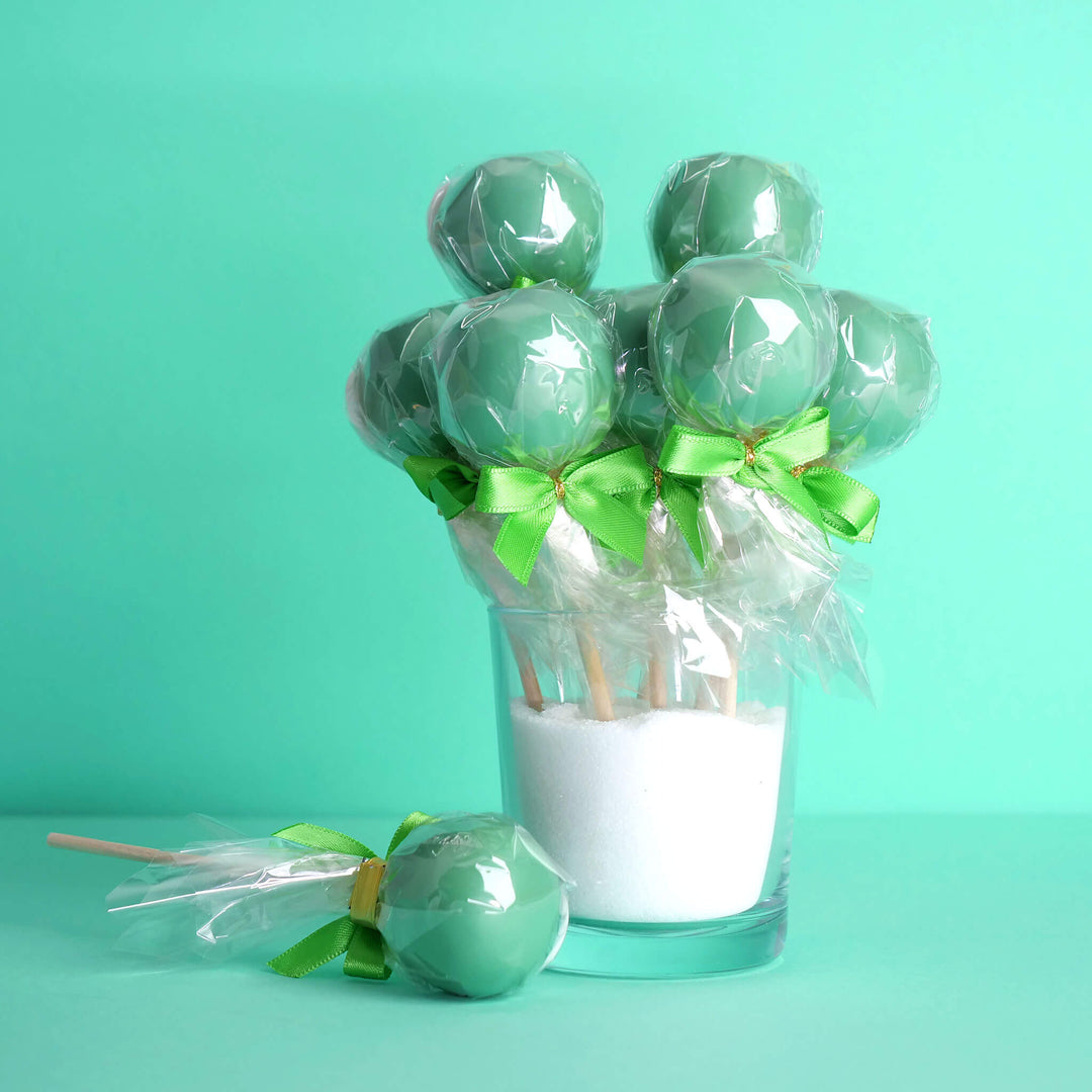 Cake-Pops de couleur unie (12 pièces)