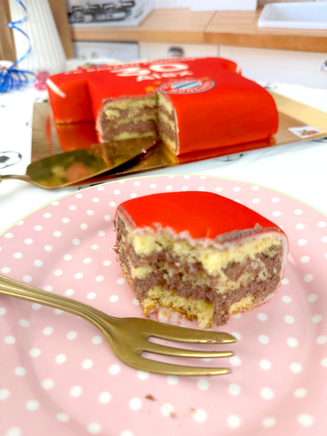 Gâteau Maillot de Football FC Bayern Munich 