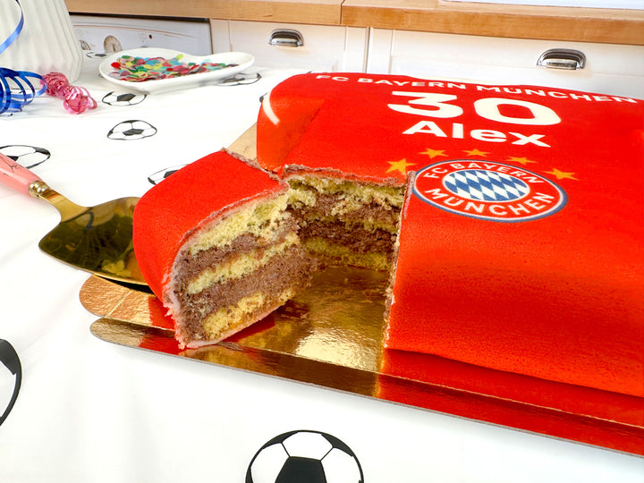 Gâteau Maillot de Football FC Bayern Munich 