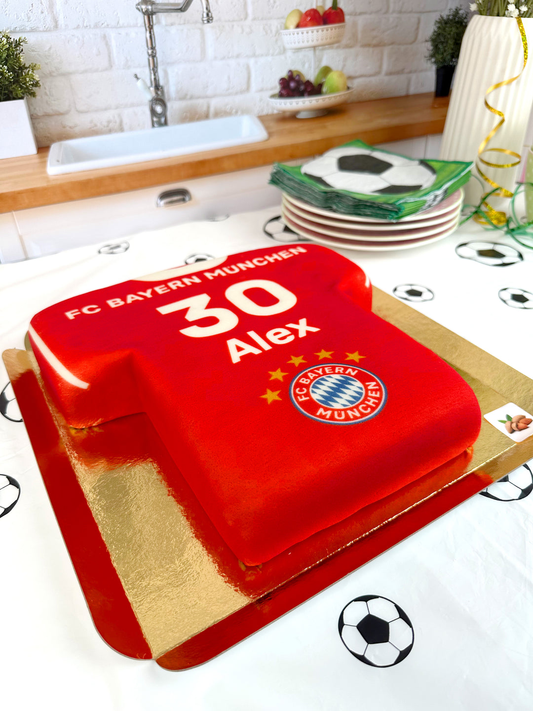Gâteau Maillot de Football FC Bayern Munich 