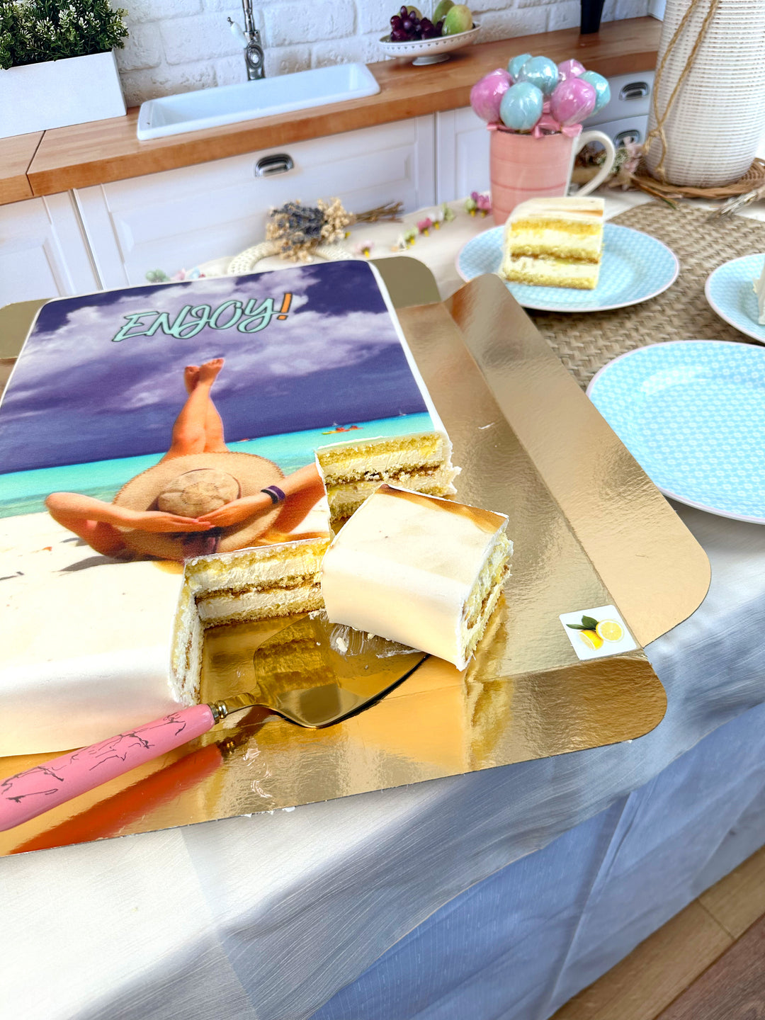 Gâteau-Photo Sans Cadre