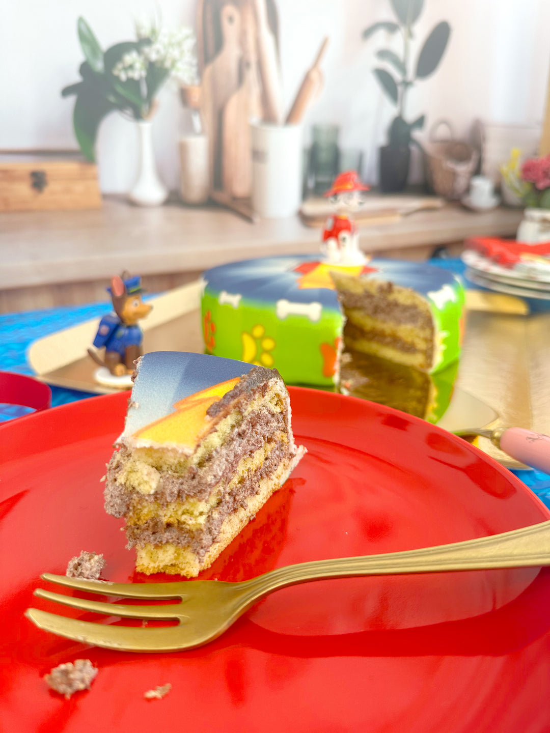 Chase & Marcus de la Pat'Patrouille® sur gâteau