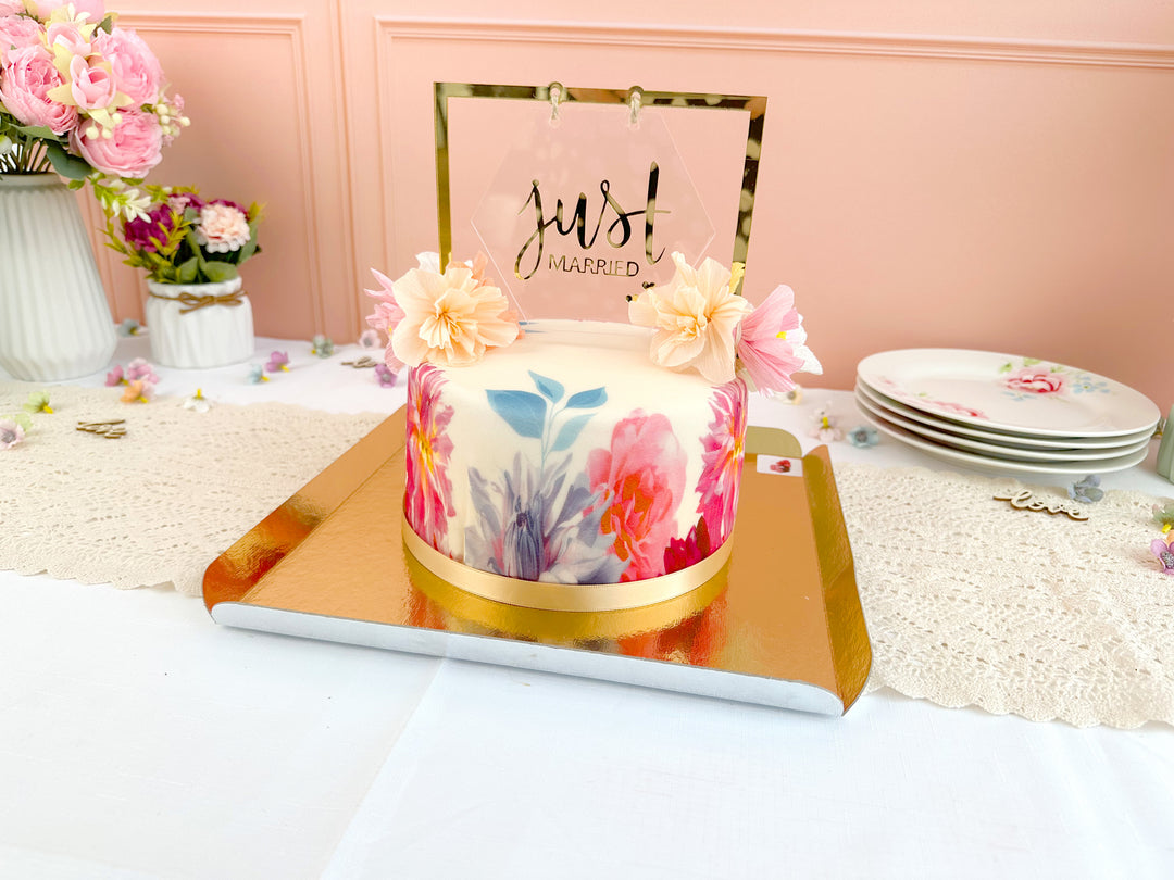 Gâteau à fleurs Deluxe
