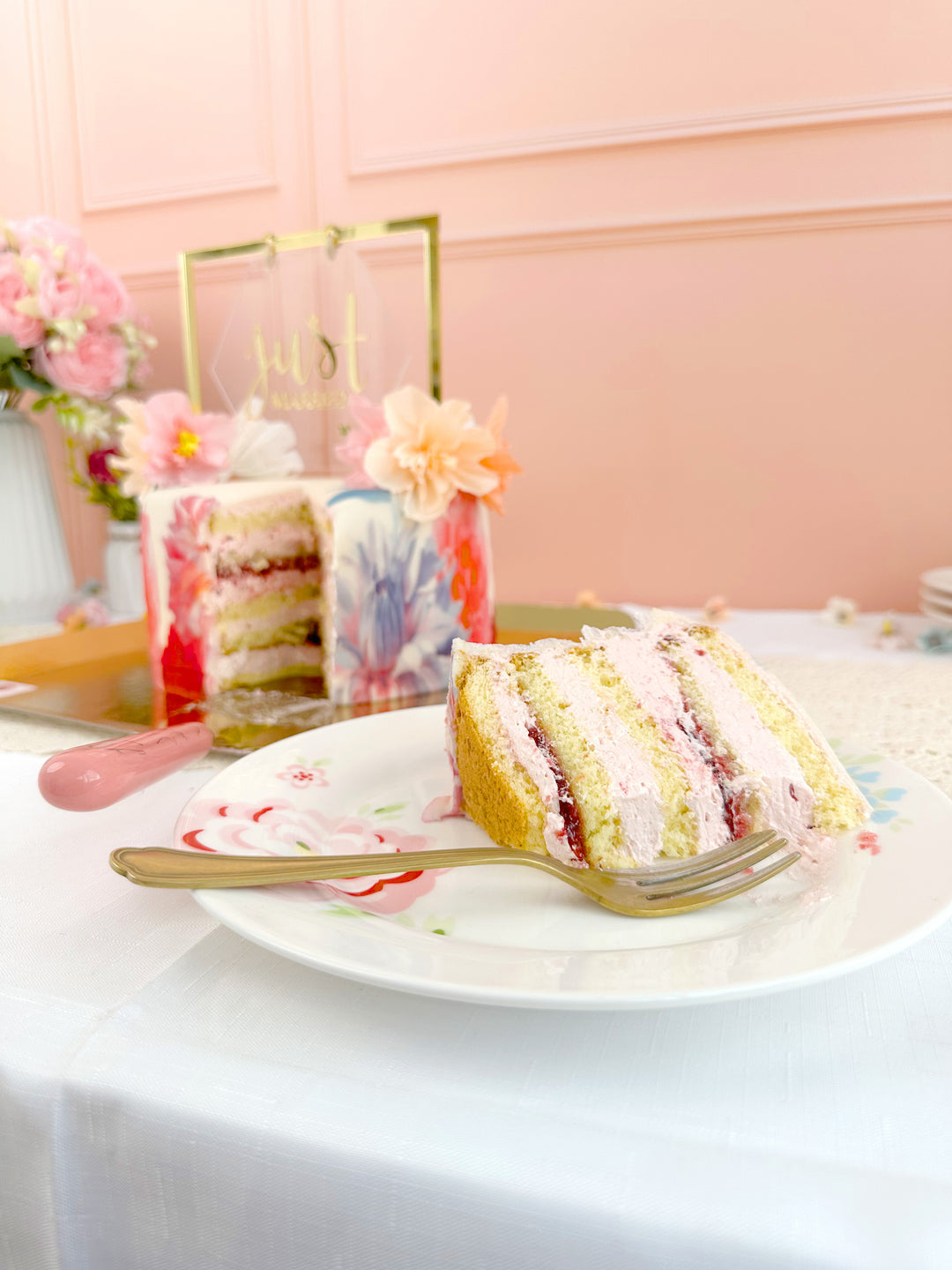 Gâteau à fleurs Deluxe