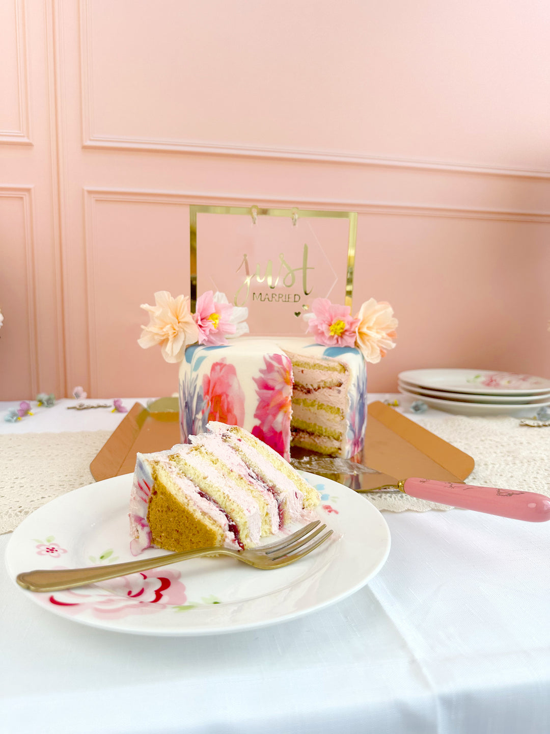Gâteau à fleurs Deluxe