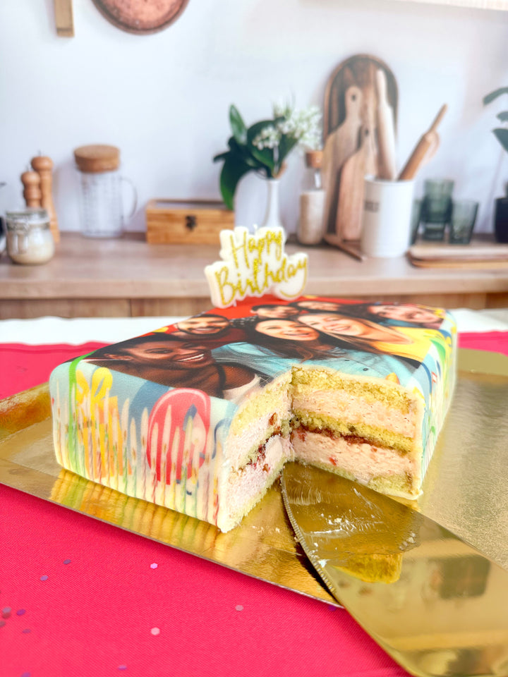 Gâteau photo Moyen - 25 x 17 cm