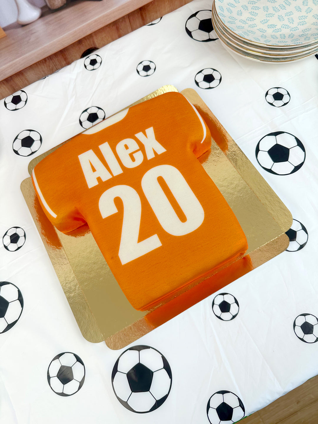 Gâteau Maillot de Football uni (plusieurs coloris)