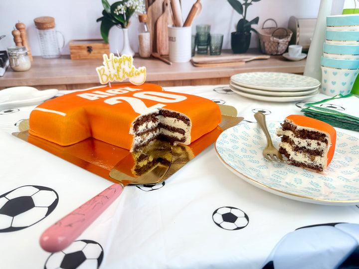 Gâteau Maillot de Football uni (plusieurs coloris)