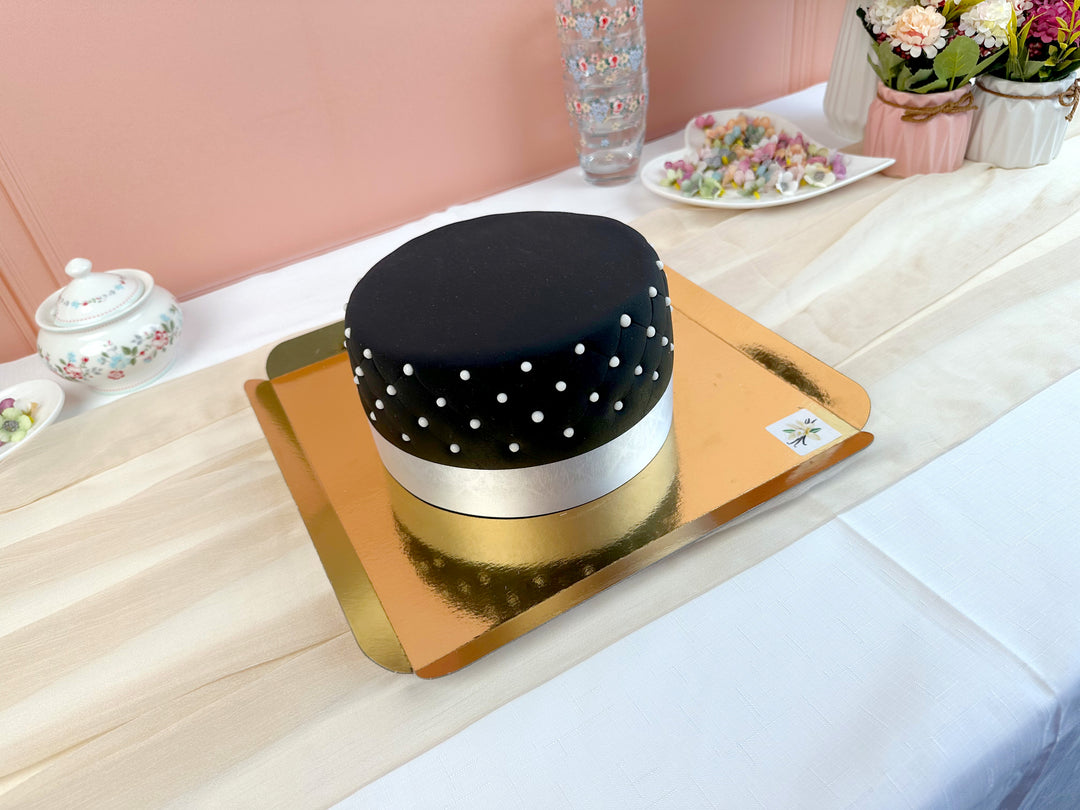 Gâteau Deluxe Noir - double hauteur 