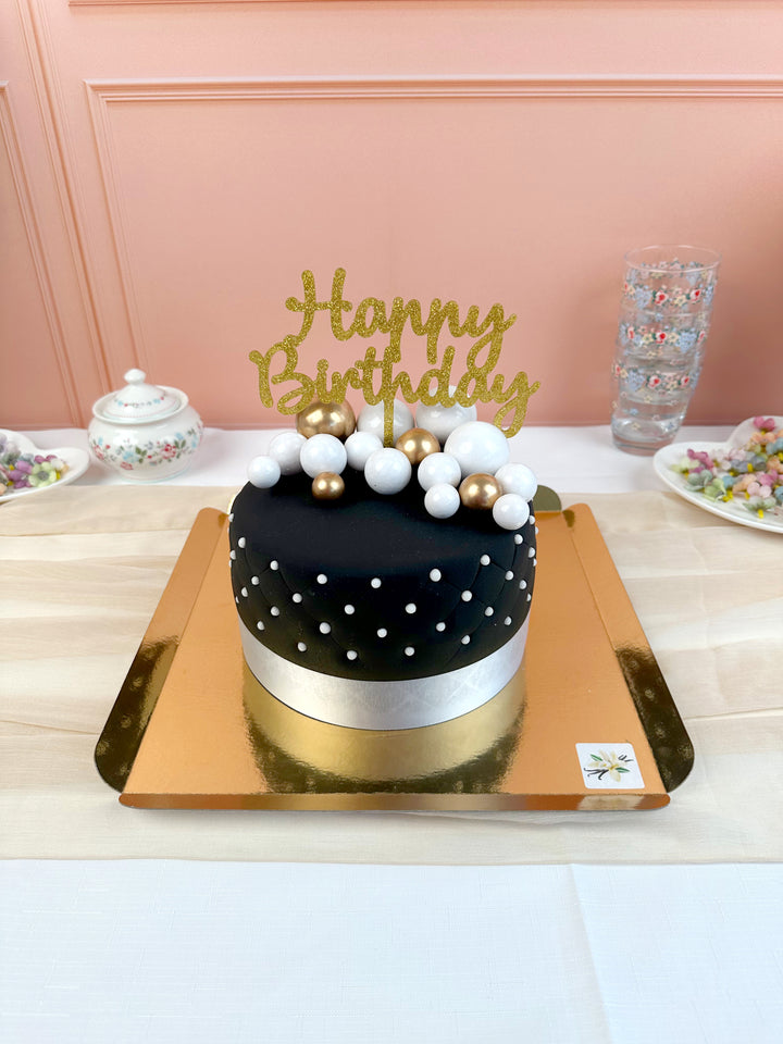 Gâteau Deluxe Noir - double hauteur 