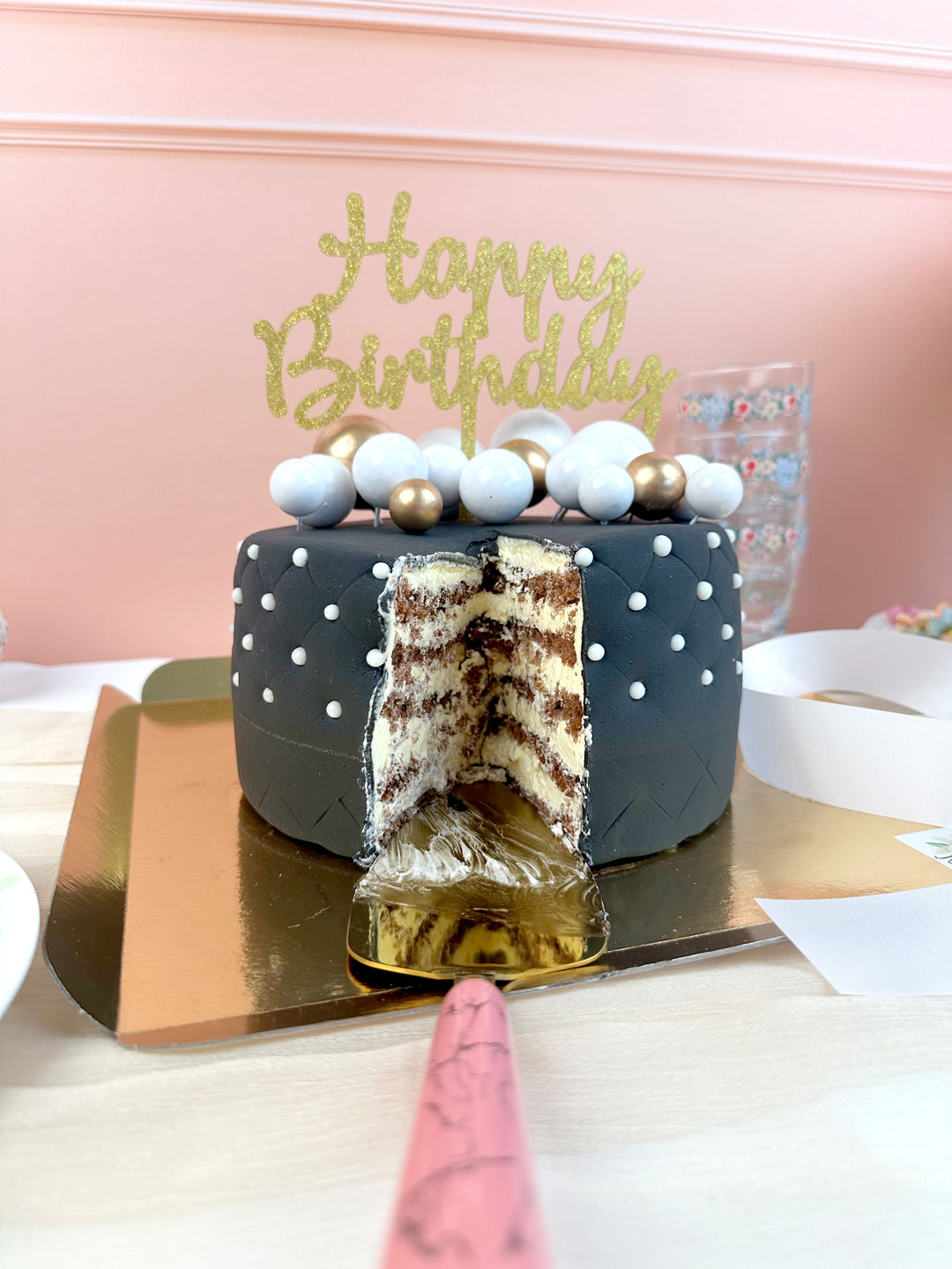 Gâteau Deluxe Noir - double hauteur 