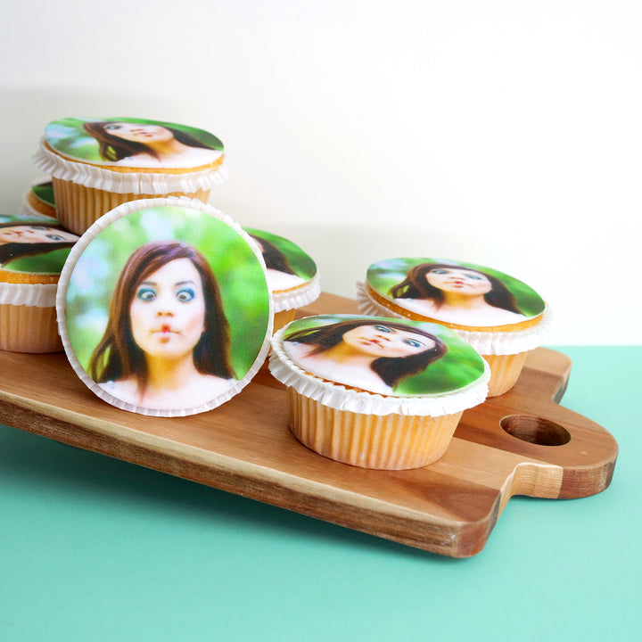 Cupcakes photo (9 pièces)