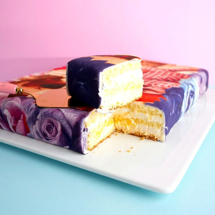 Gâteau photo Grand - 39 x 27 cm 