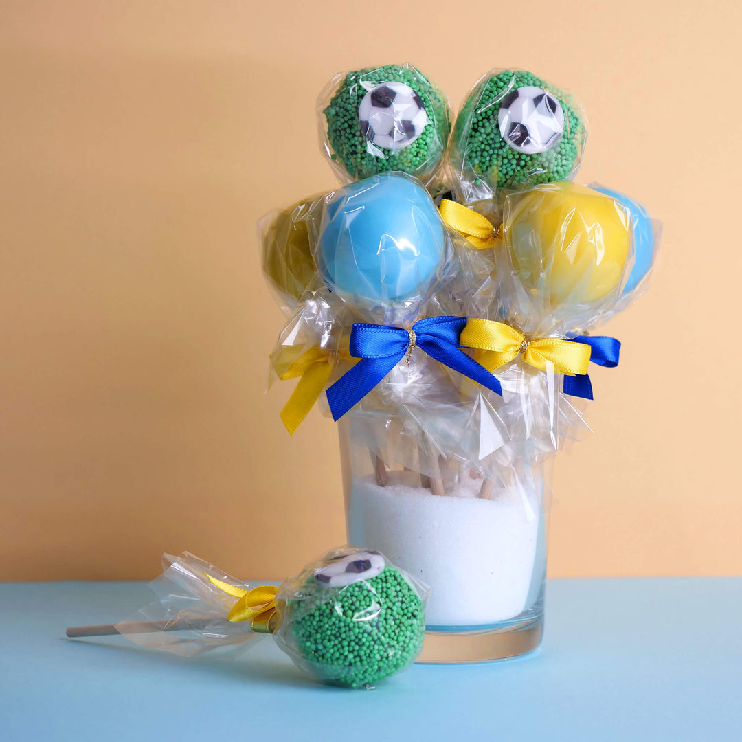Fußball Cake-Pops Schweden (12 Stück)