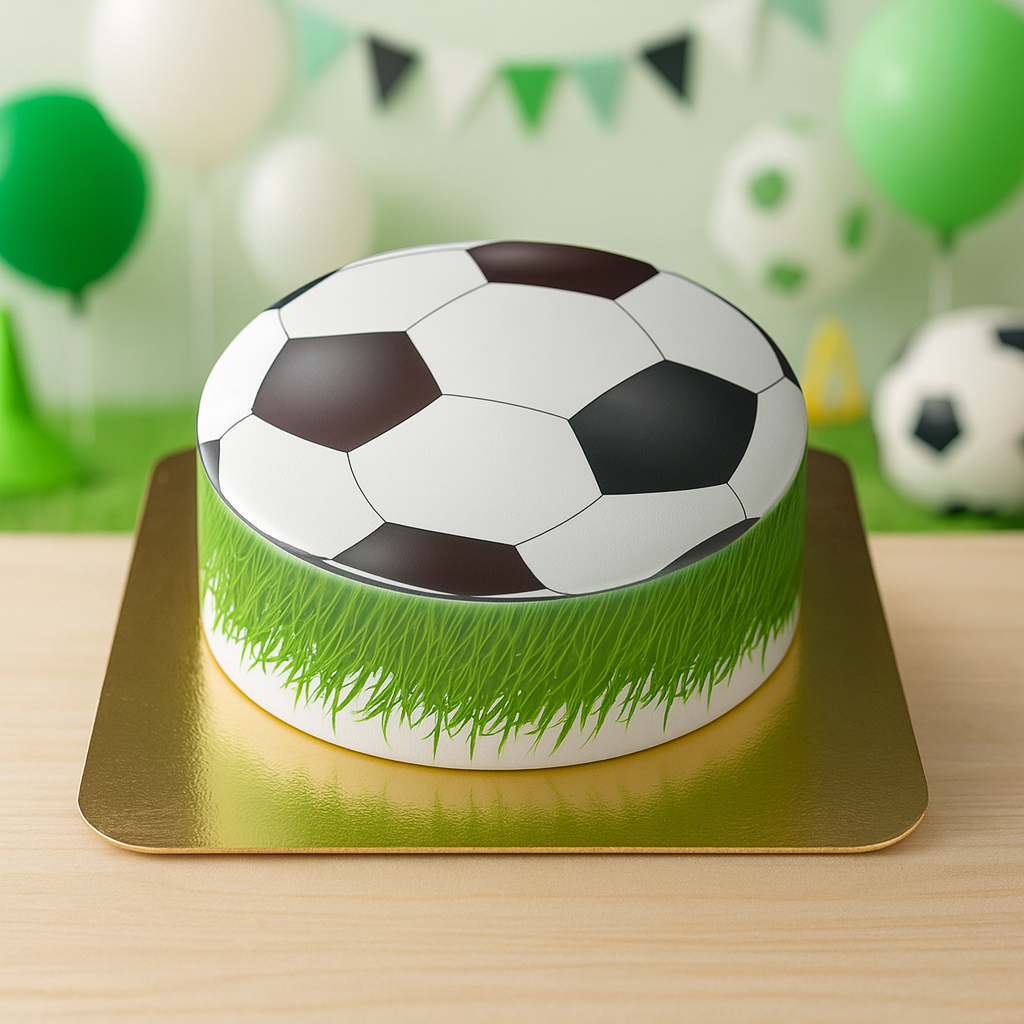 Gâteau ballon de foot