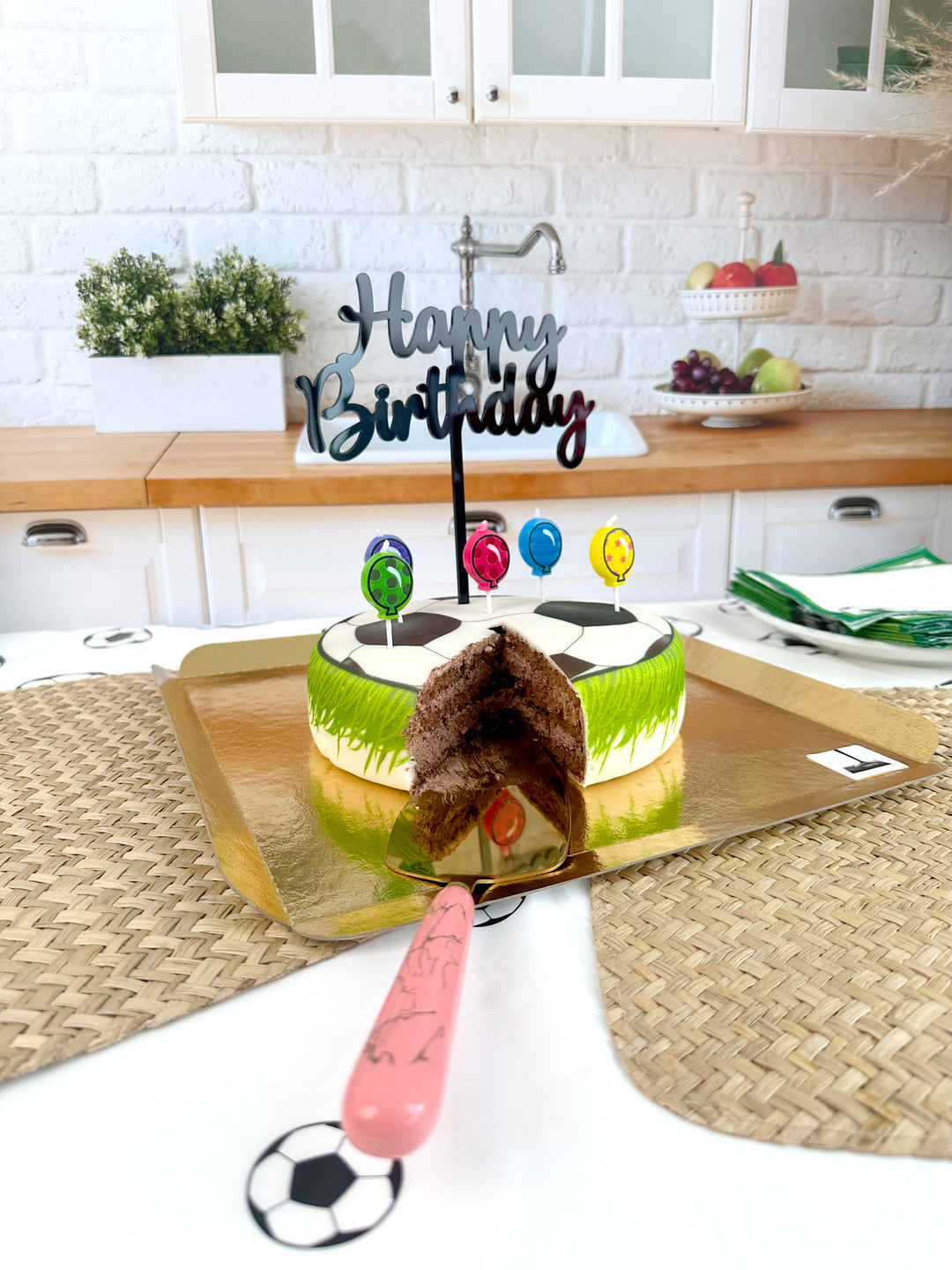 Gâteau ballon de foot