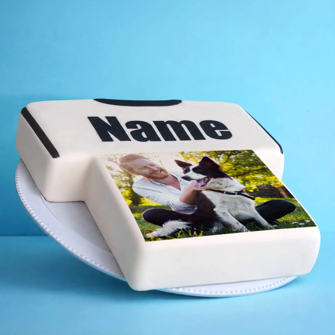 Gâteau Maillot de Football photo blanc