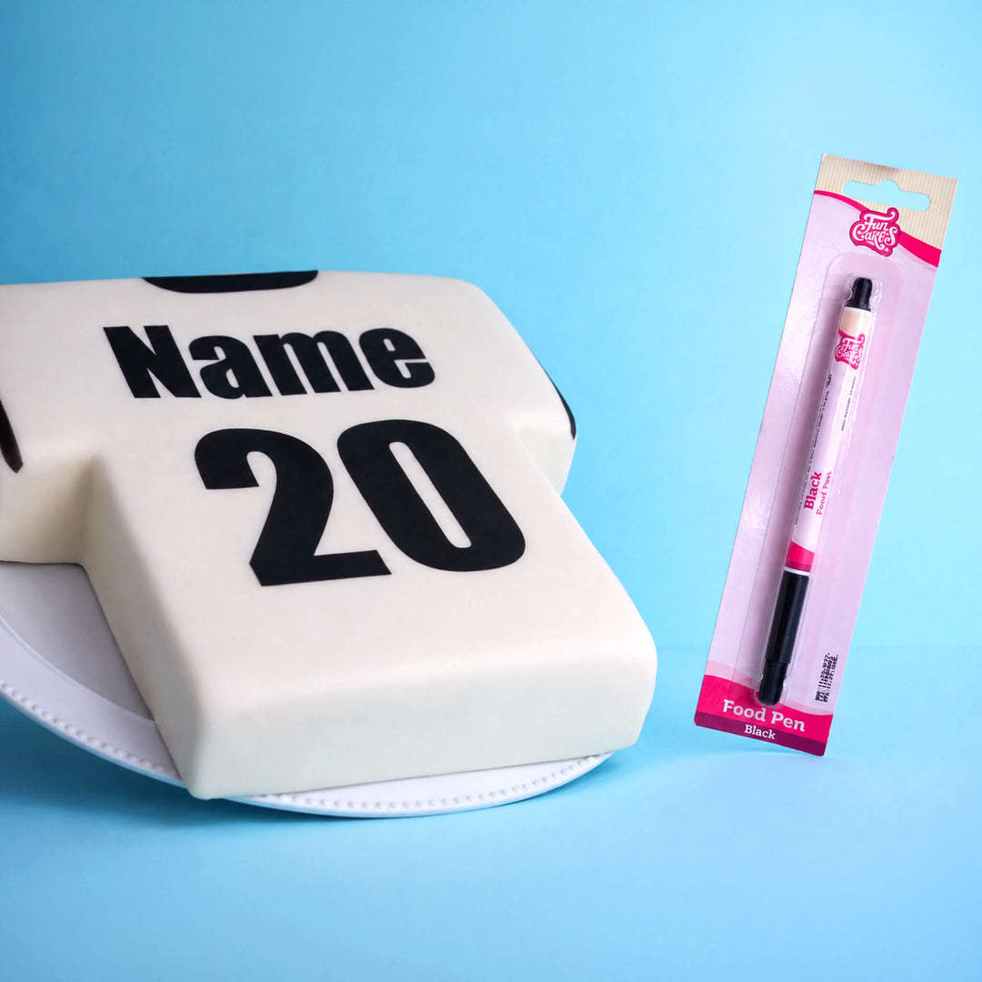 Gâteau maillot de football à signer
