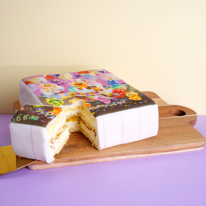 Gâteau Gelini - Puzzle "Joyeux anniversaire"