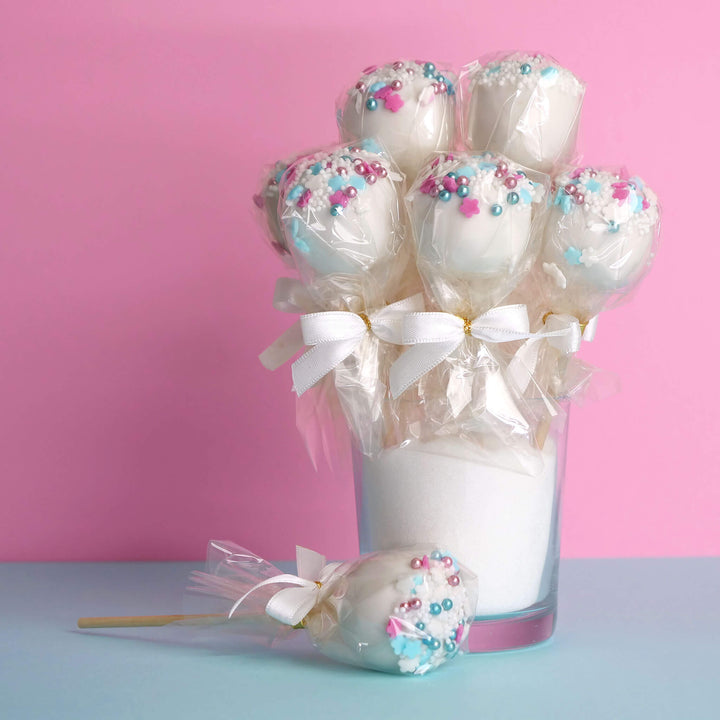 Cake-Pops Gender Reveal  - C'est une fille ! (12 pièces)