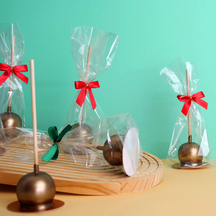 Cake-Pops dorés Deluxe (10 pièces) - Édition de Noël