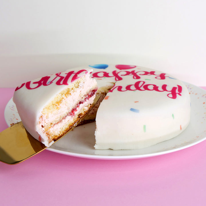 Gâteau d'anniversaire - rose 