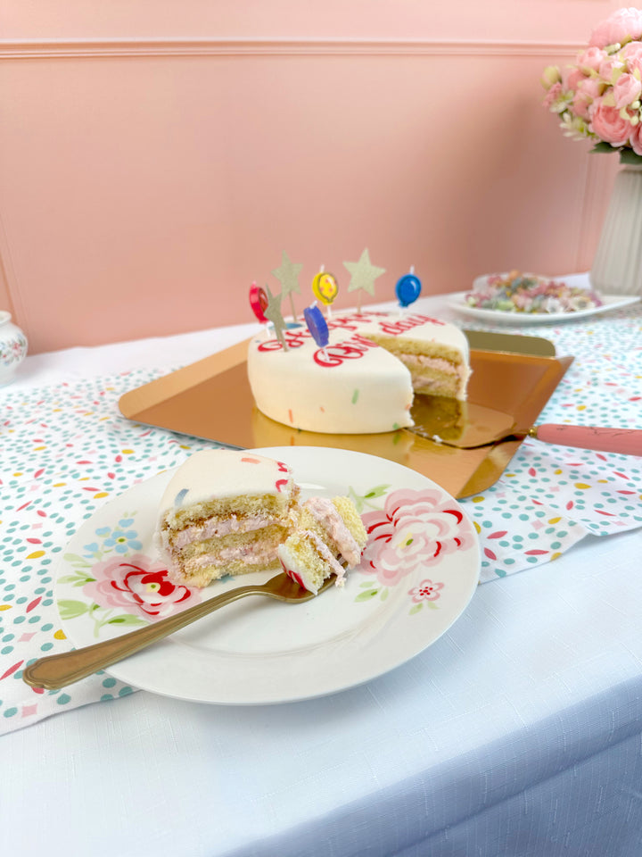 Gâteau d'anniversaire - rose 