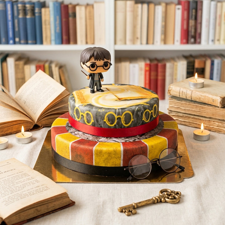 Harry Potter® sur gâteau Lion à 2 étages